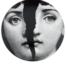 Тарелка с принтом