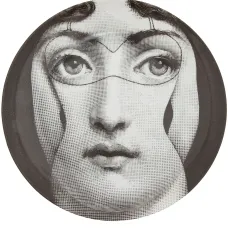 Тарелка с принтом