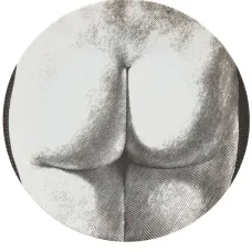 Тарелка с принтом