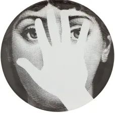 Тарелка с принтом