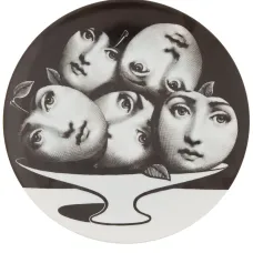 Тарелка с принтом