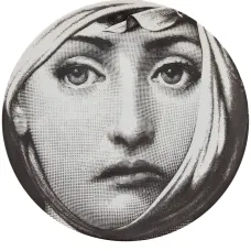 Тарелка с принтом