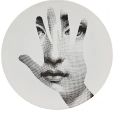 Тарелка с принтом