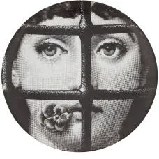 Тарелка с принтом