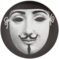 Тарелка с принтом