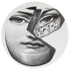 Тарелка с принтом