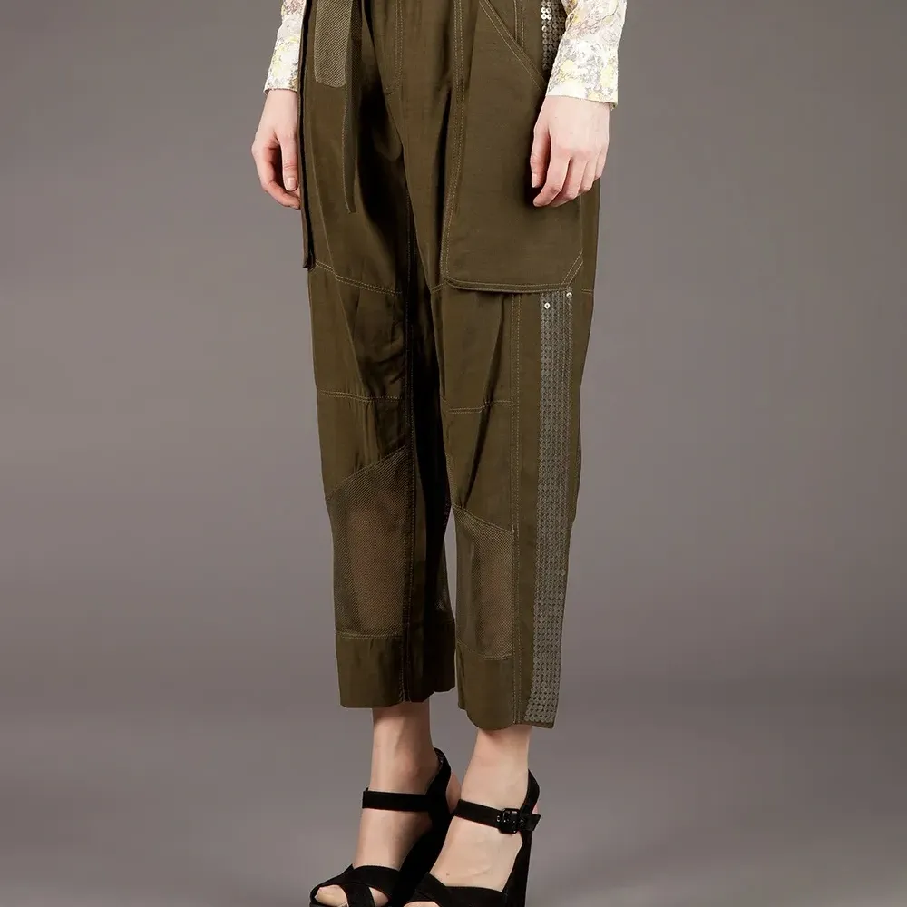 Укороченные брюки карго