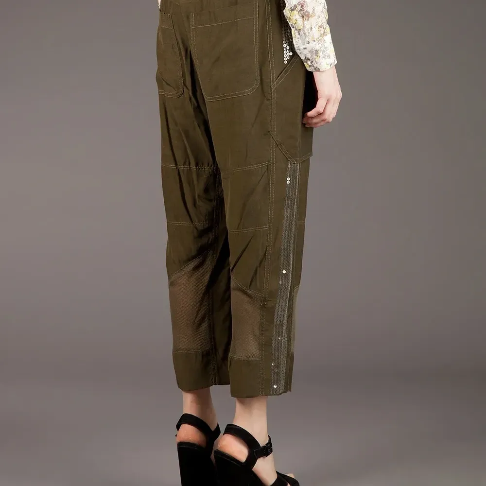 Укороченные брюки карго