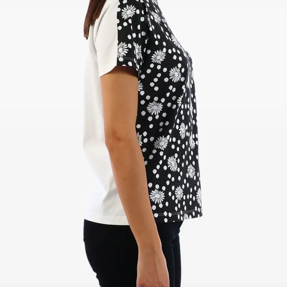 Футболка в цветочный принт