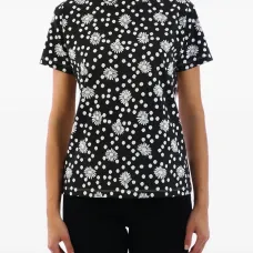 Футболка в цветочный принт