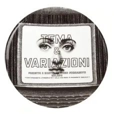 Тарелка с принтом