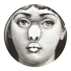 Тарелка с принтом