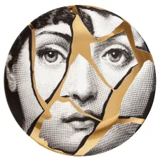 Тарелка с принтом