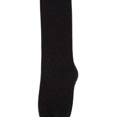 вязаные носки в клетку