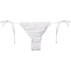 Ruffled trim bikini bottom