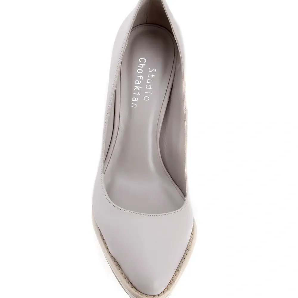 Кожаные лодочки