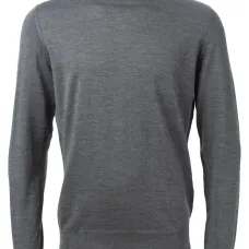 Трикотажный свитер с высоким воротником