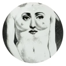 Тарелка с принтом