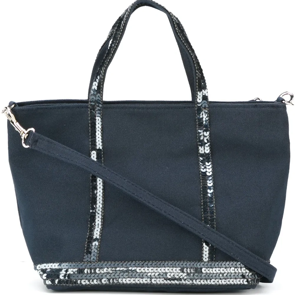 Сумка-тоут с окантовкой из пайеток