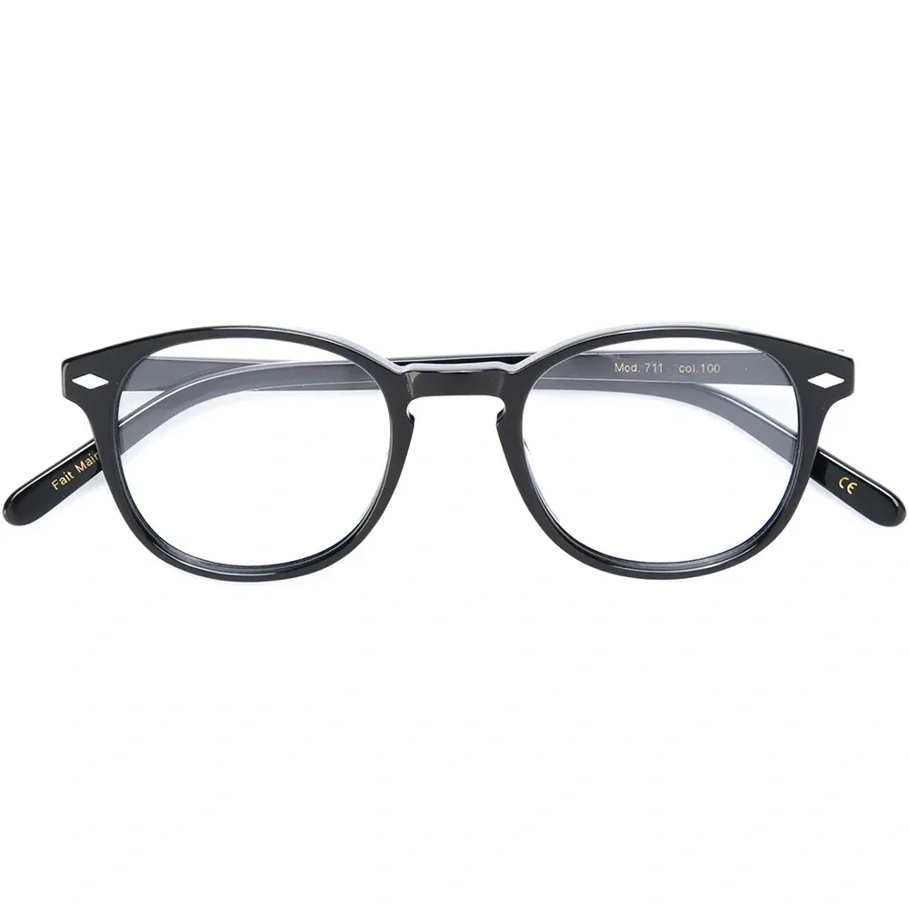 Очки в квадратной оправе