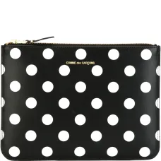 Клатч в крупный горох