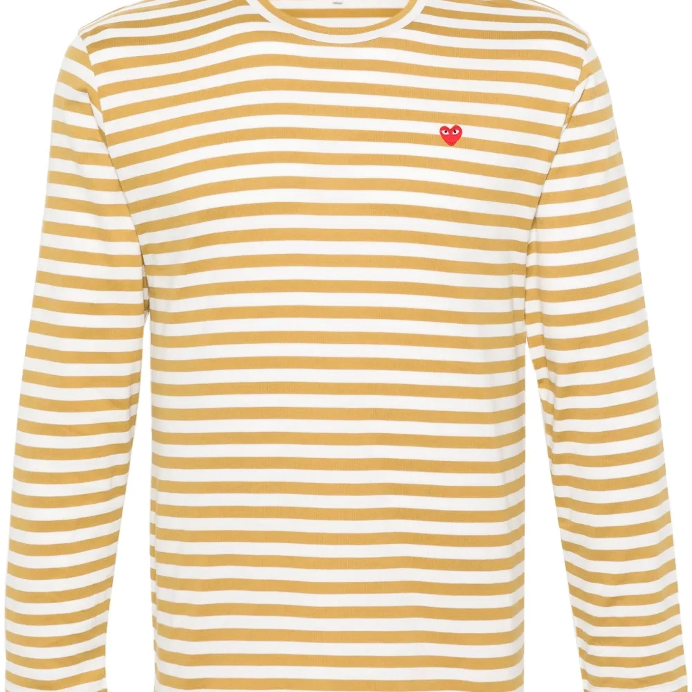 Полосатая толстовка свободного кроя