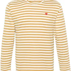 Полосатая толстовка свободного кроя