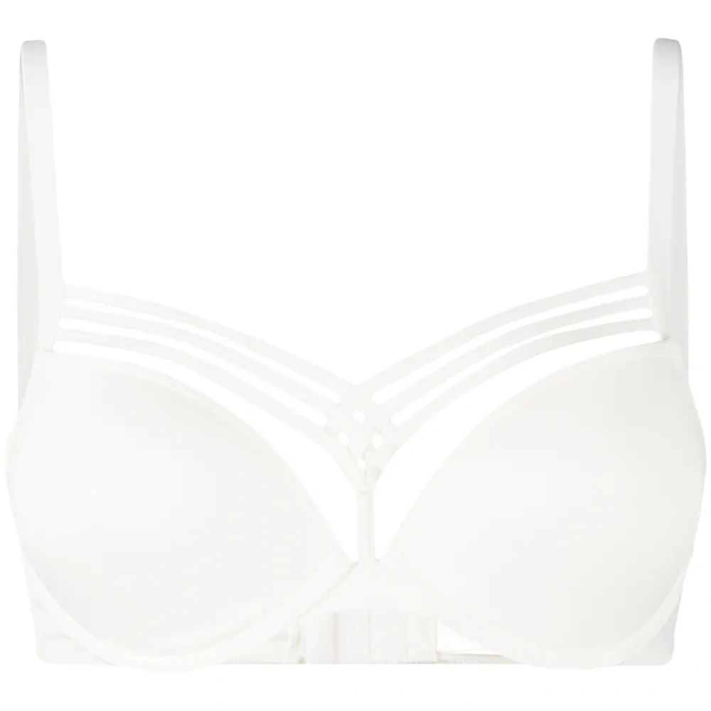 Dame de Paris' ivory push up bra
