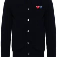 Кардиган с двумя сердцами