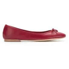 Балетки с бантом