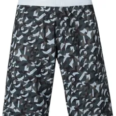 Geometric print swim shorts