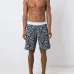 Geometric print swim shorts