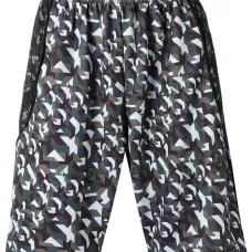 Geometric print track shorts Geometric print track shorts
