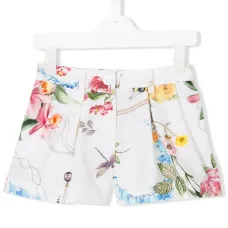 Шорты с цветочным принтом Шорты с цветочным принтом
