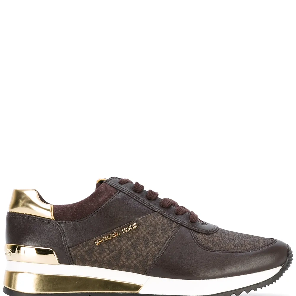 Кроссовки с монограмным узором