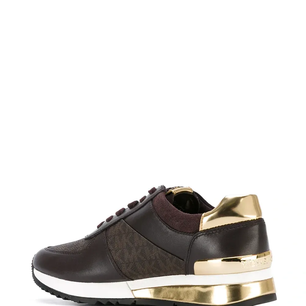 Кроссовки с монограмным узором