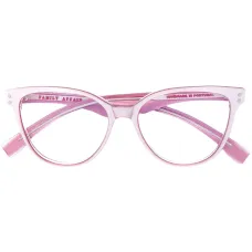 Очки в оправе "кошачий глаз"