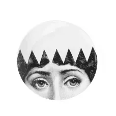 Тарелка с принтом лица