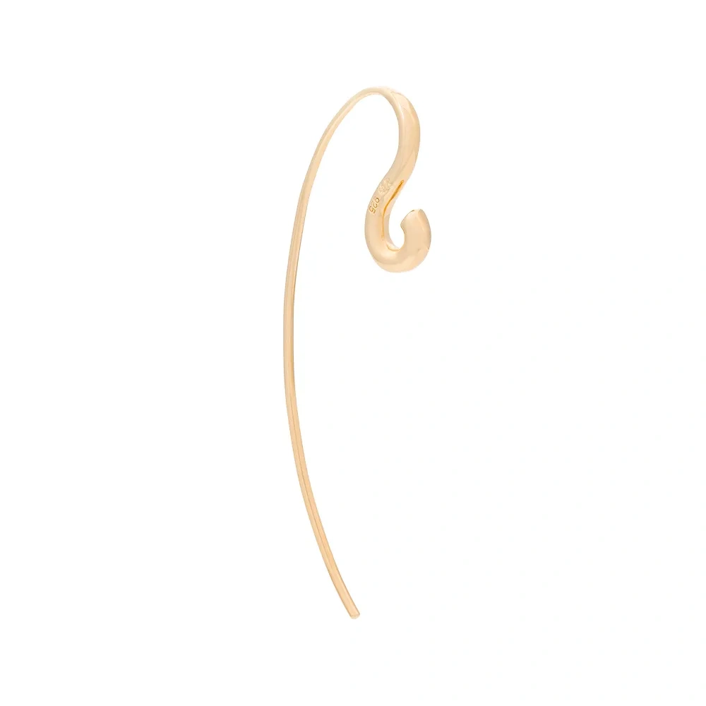 Позолоченная серьга 'Hook'