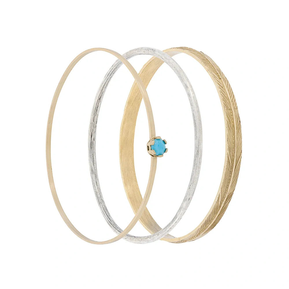 Комплект из трех браслетов 'Puro'