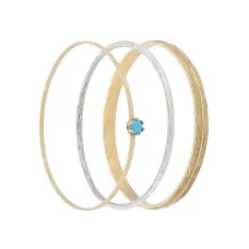 Комплект из трех браслетов 'Puro'