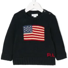 Вязаный свитер с логотипом