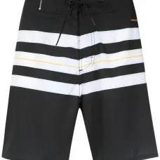 Striped swim trunks