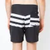 Striped swim trunks