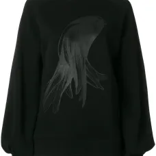 Объемная толстовка с принтом