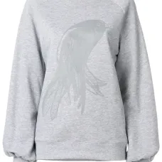 Объемная толстовка с принтом