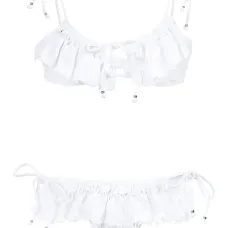 Ruffled bikini set