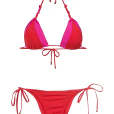 Panelled triangle bikini set Panelled triangle bikini set