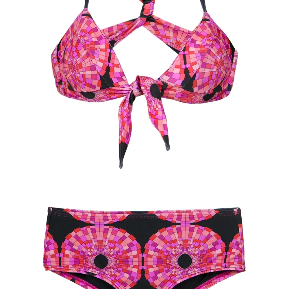 Printed bikini set