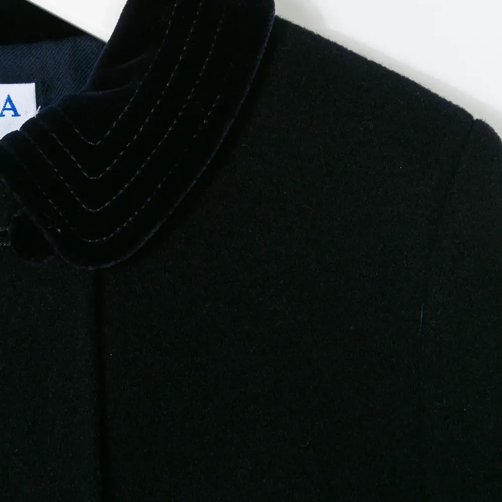 пальто А-силуэта на пуговицах